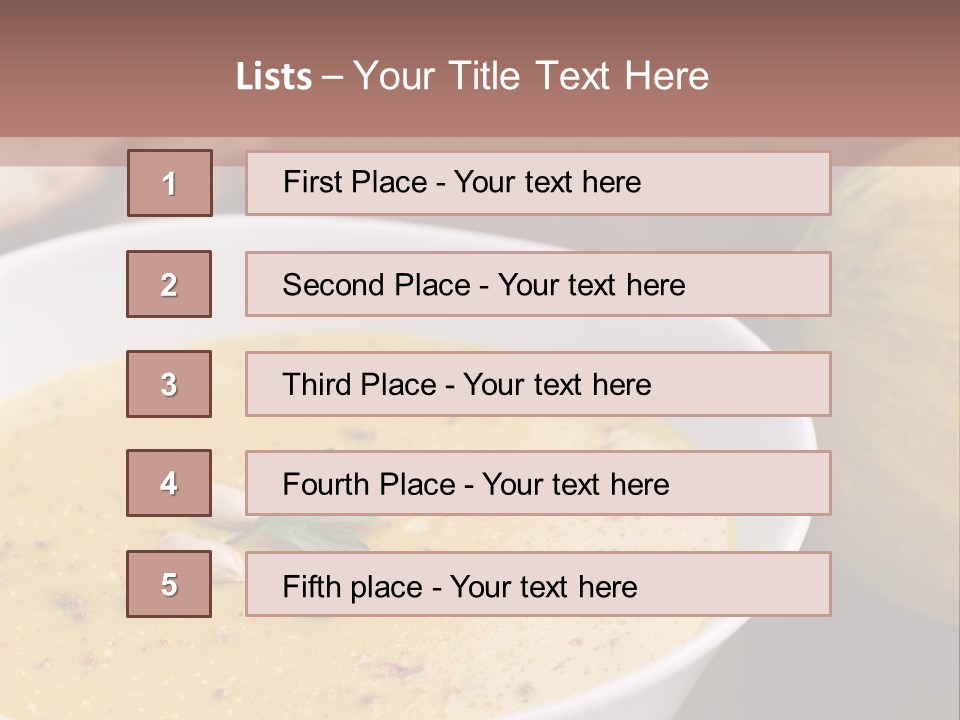 Course Hot Cuisine PowerPoint Template