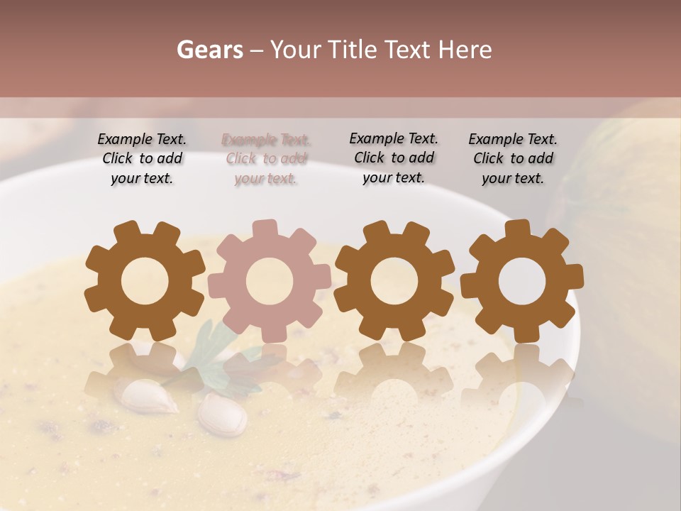 Course Hot Cuisine PowerPoint Template