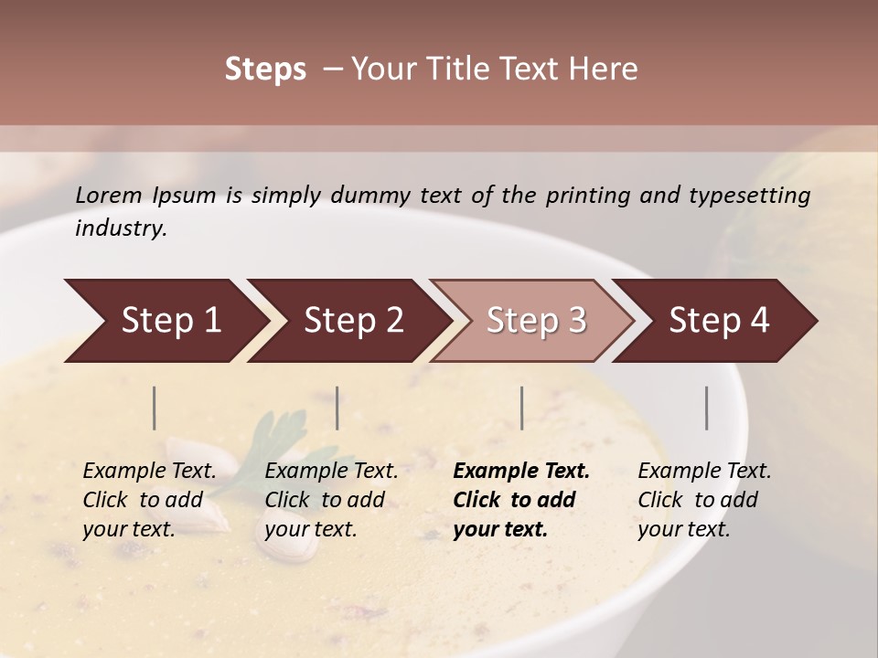 Course Hot Cuisine PowerPoint Template