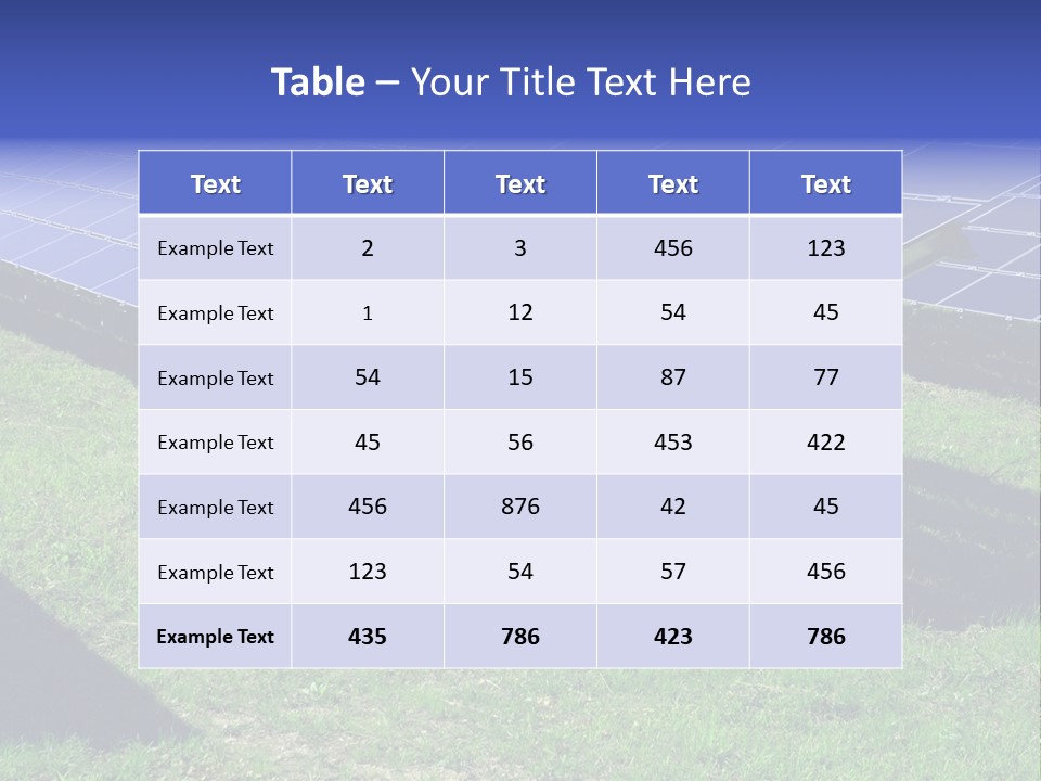 Cell Alternative Weather PowerPoint Template