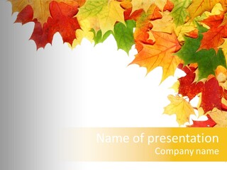 Natural Seasonal Nature PowerPoint Template