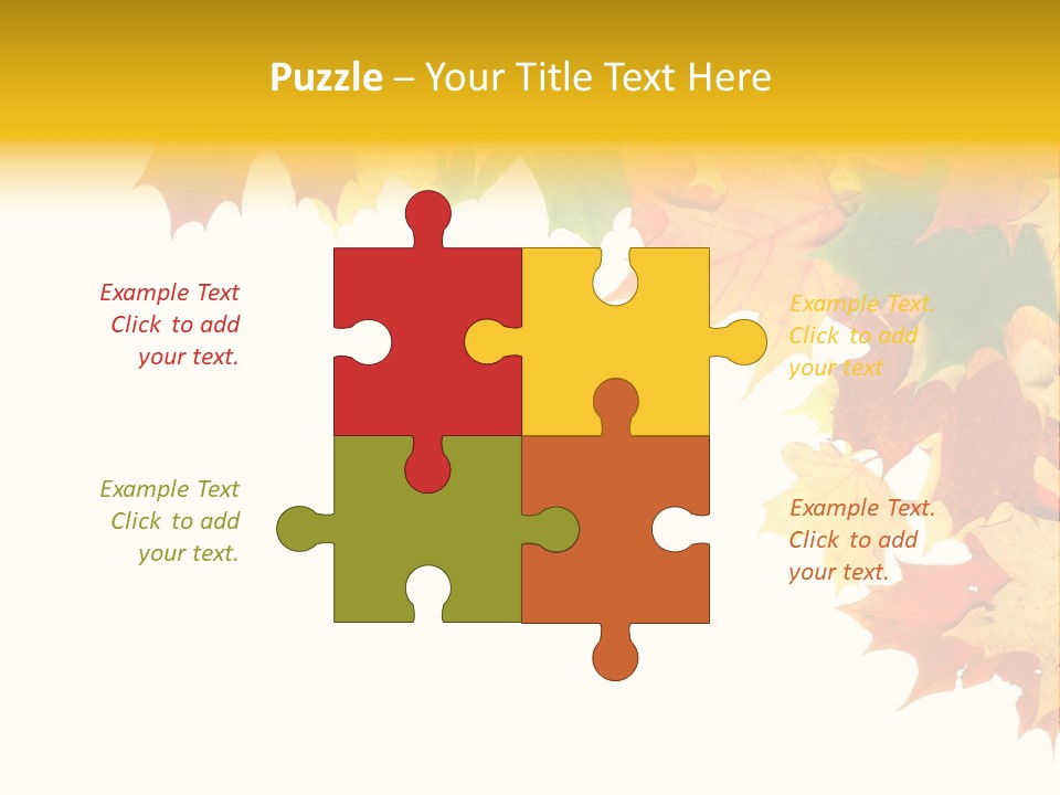 Natural Seasonal Nature PowerPoint Template