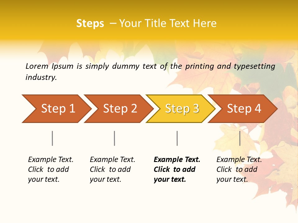 Natural Seasonal Nature PowerPoint Template