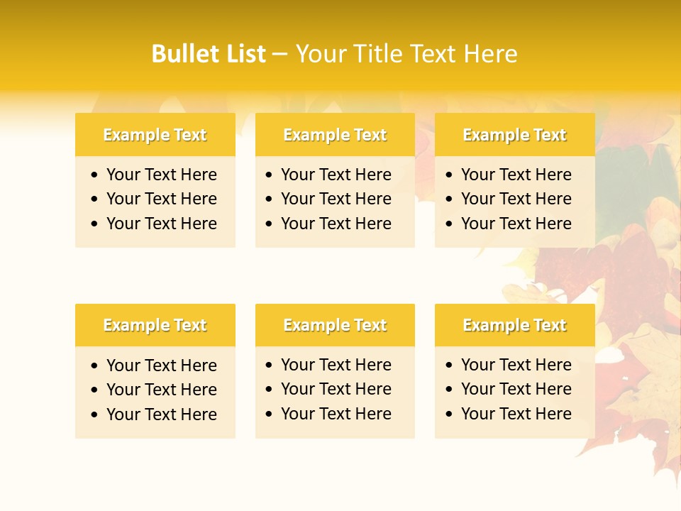 Natural Seasonal Nature PowerPoint Template
