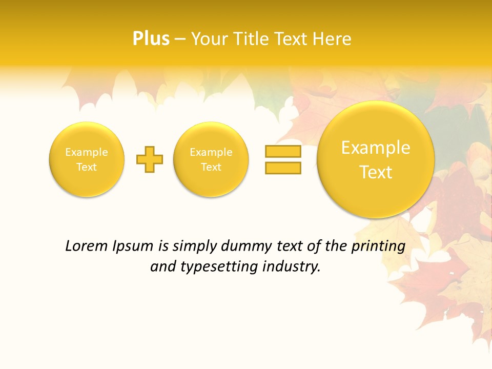 Natural Seasonal Nature PowerPoint Template