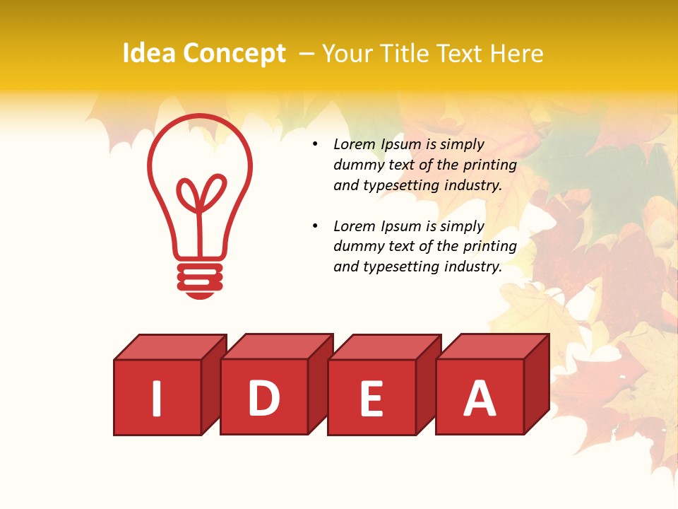 Natural Seasonal Nature PowerPoint Template