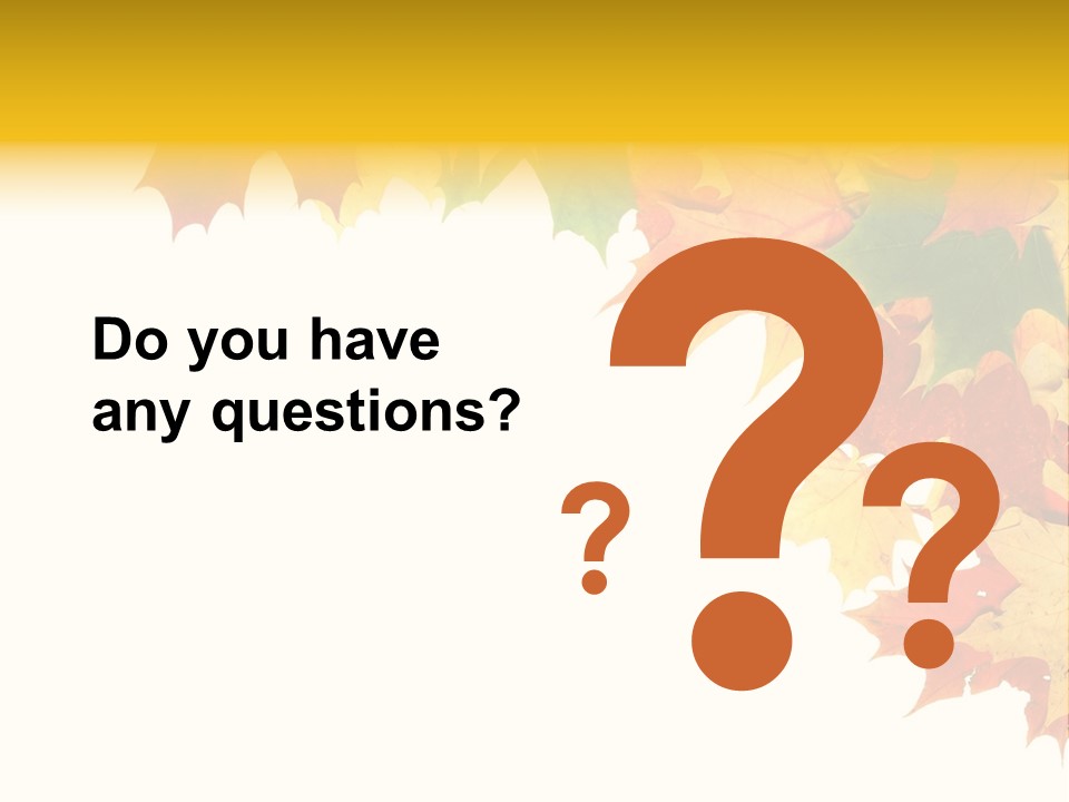 Natural Seasonal Nature PowerPoint Template