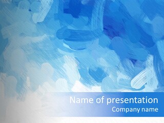 Stroke Paper Winter PowerPoint Template