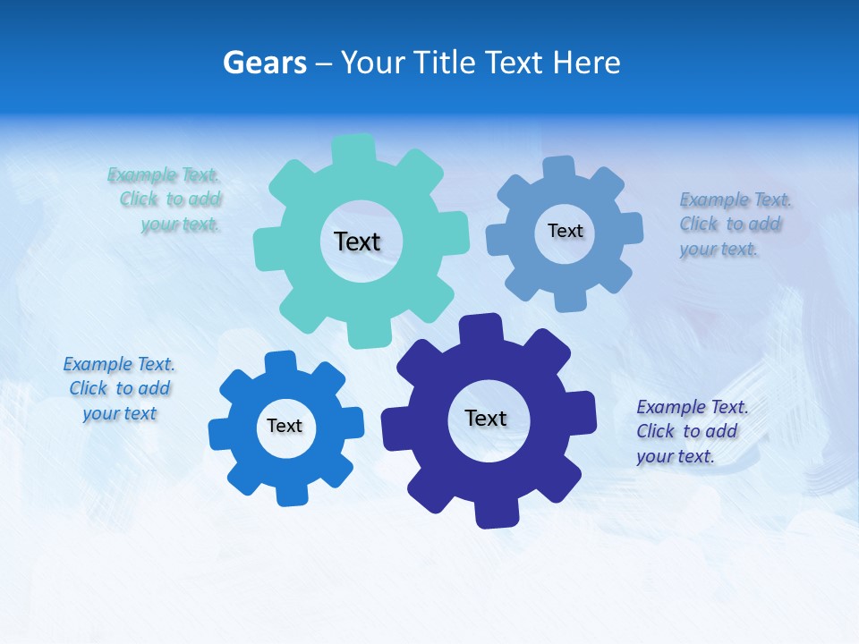Stroke Paper Winter PowerPoint Template