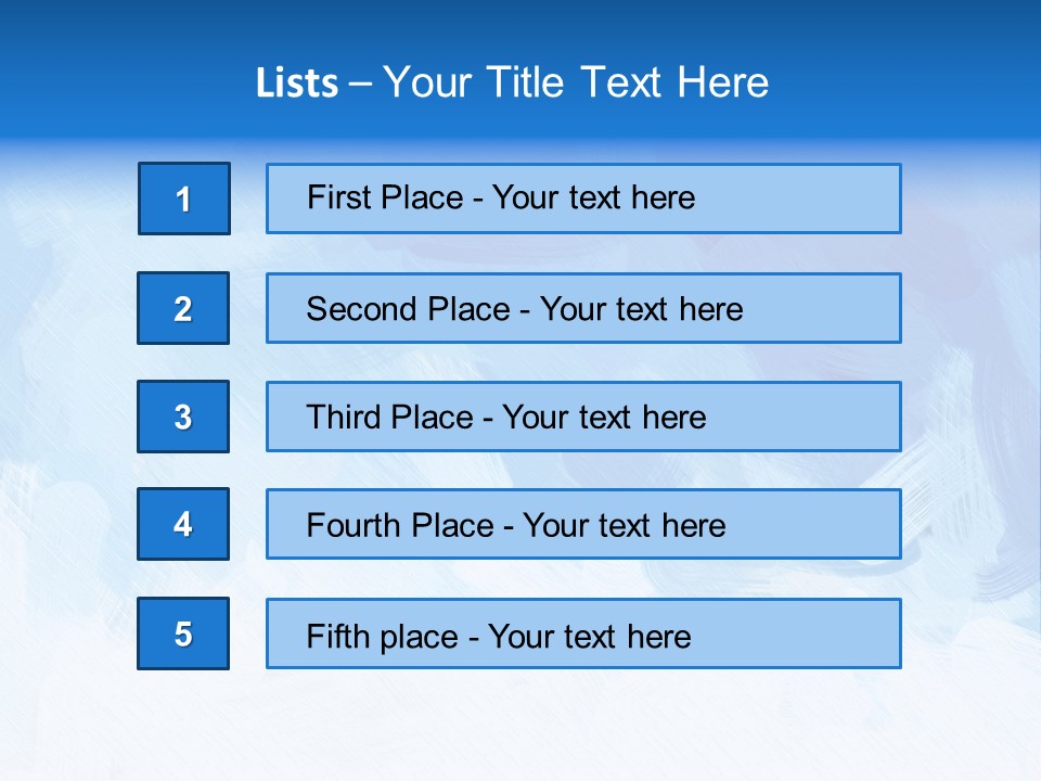 Stroke Paper Winter PowerPoint Template