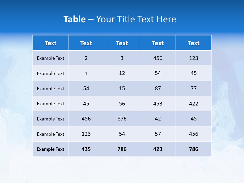 Stroke Paper Winter PowerPoint Template