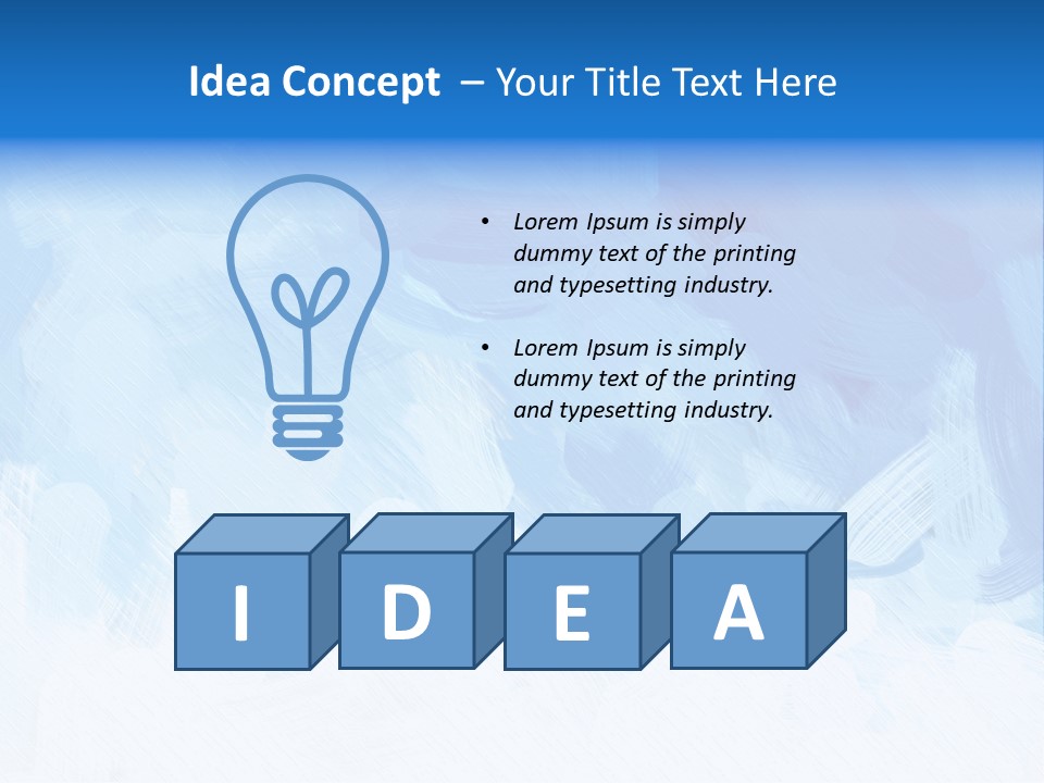 Stroke Paper Winter PowerPoint Template