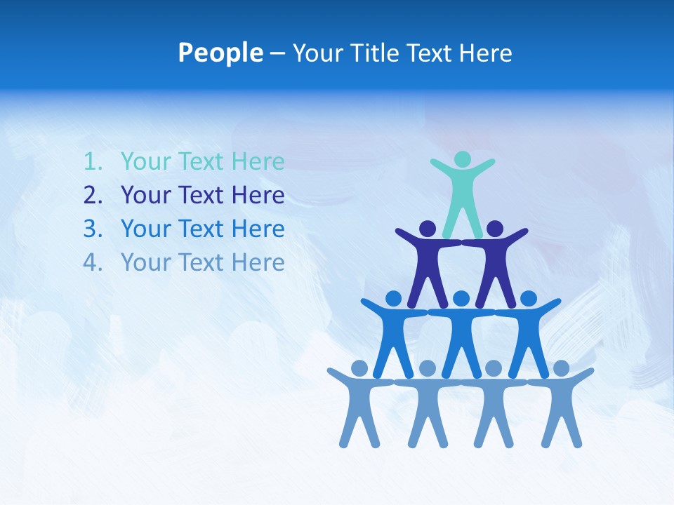 Stroke Paper Winter PowerPoint Template