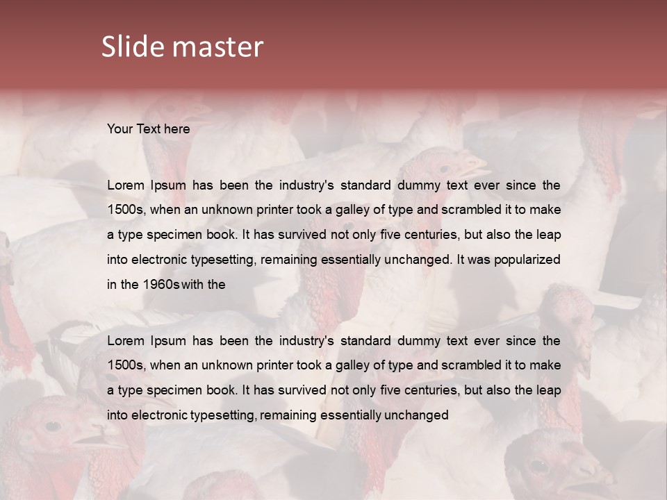 Red Pregnancy Motherhood PowerPoint Template