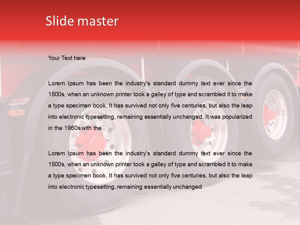 Orange Isolated Home PowerPoint Template