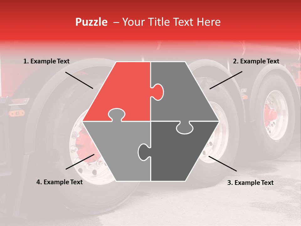 Orange Isolated Home PowerPoint Template