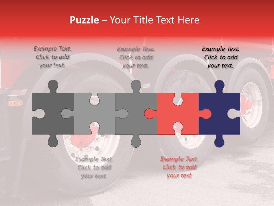 Orange Isolated Home PowerPoint Template