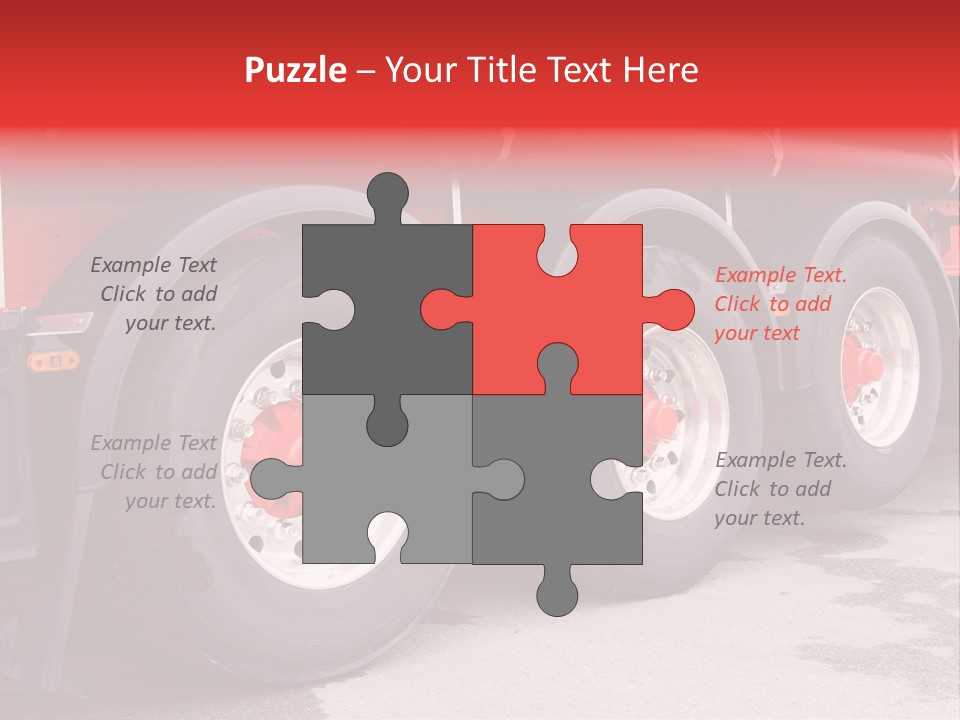 Orange Isolated Home PowerPoint Template