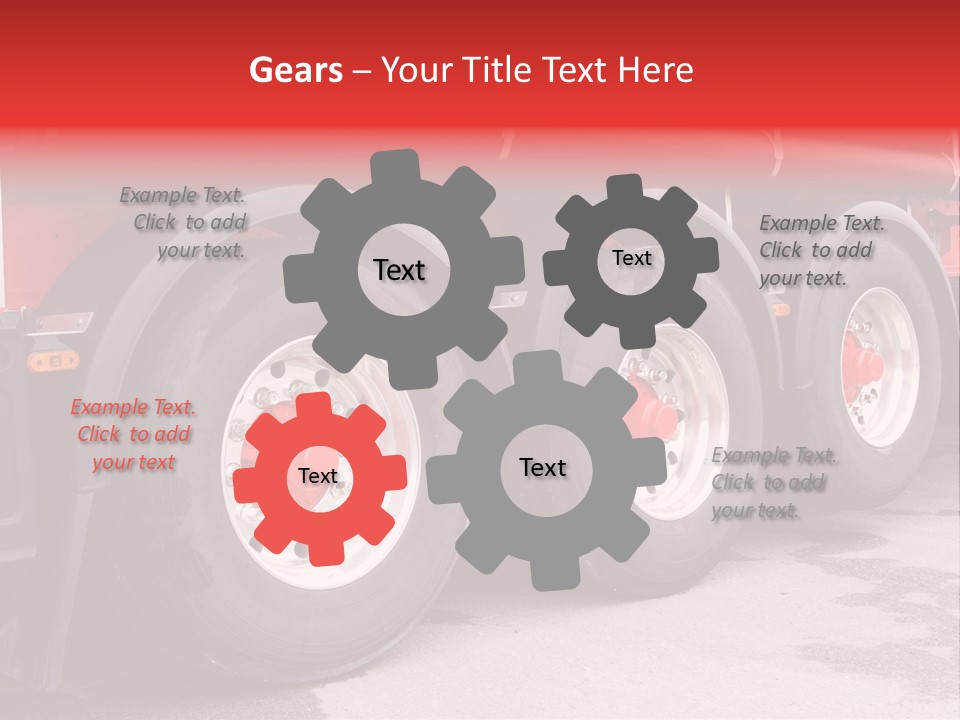 Orange Isolated Home PowerPoint Template