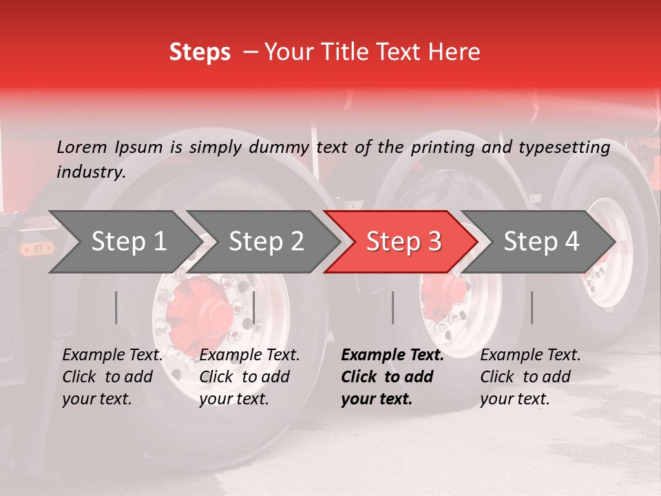 Orange Isolated Home PowerPoint Template