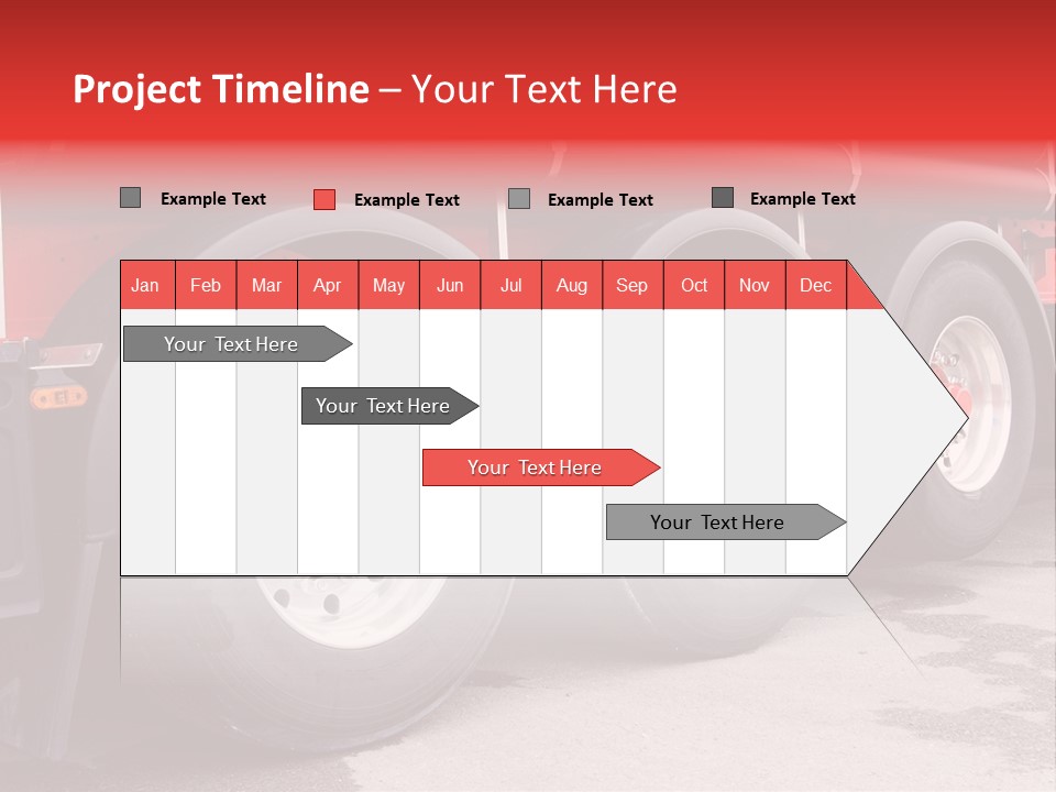 Orange Isolated Home PowerPoint Template