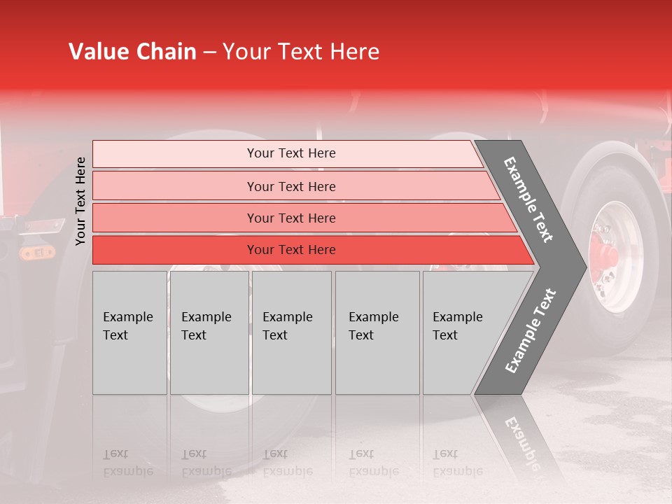Orange Isolated Home PowerPoint Template