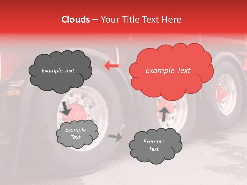 Orange Isolated Home PowerPoint Template
