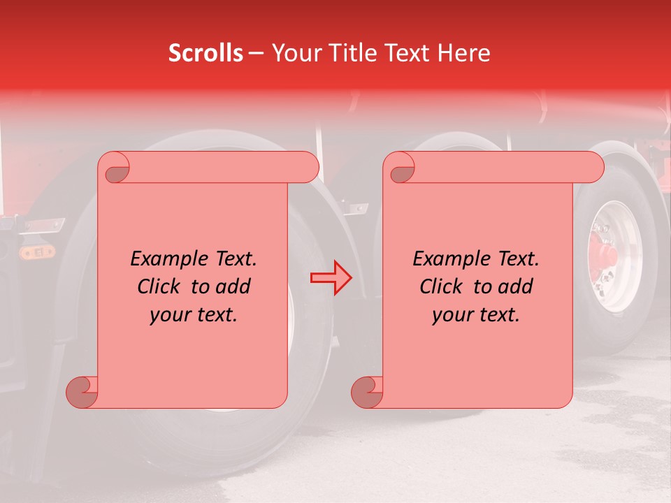 Orange Isolated Home PowerPoint Template