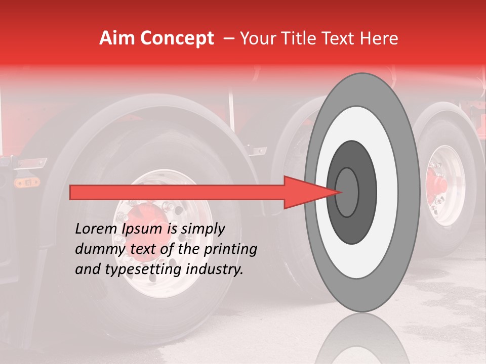 Orange Isolated Home PowerPoint Template