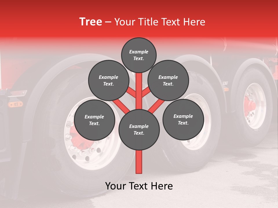 Orange Isolated Home PowerPoint Template