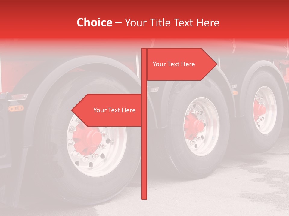 Orange Isolated Home PowerPoint Template