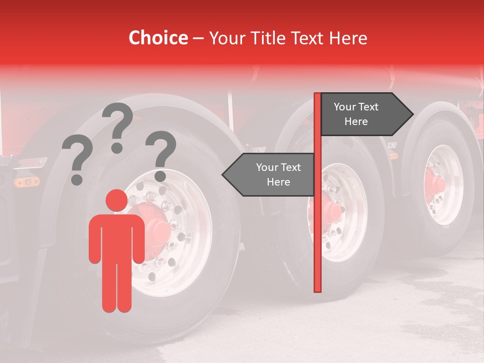 Orange Isolated Home PowerPoint Template