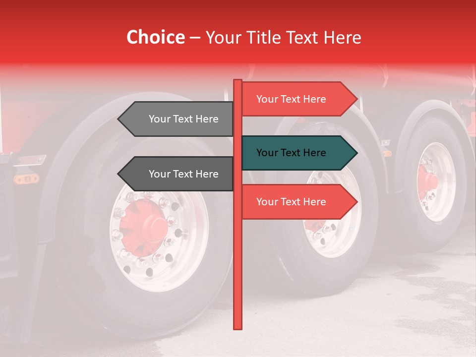 Orange Isolated Home PowerPoint Template