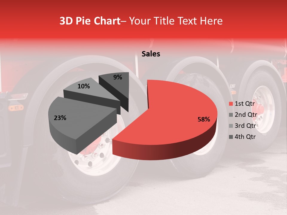 Orange Isolated Home PowerPoint Template