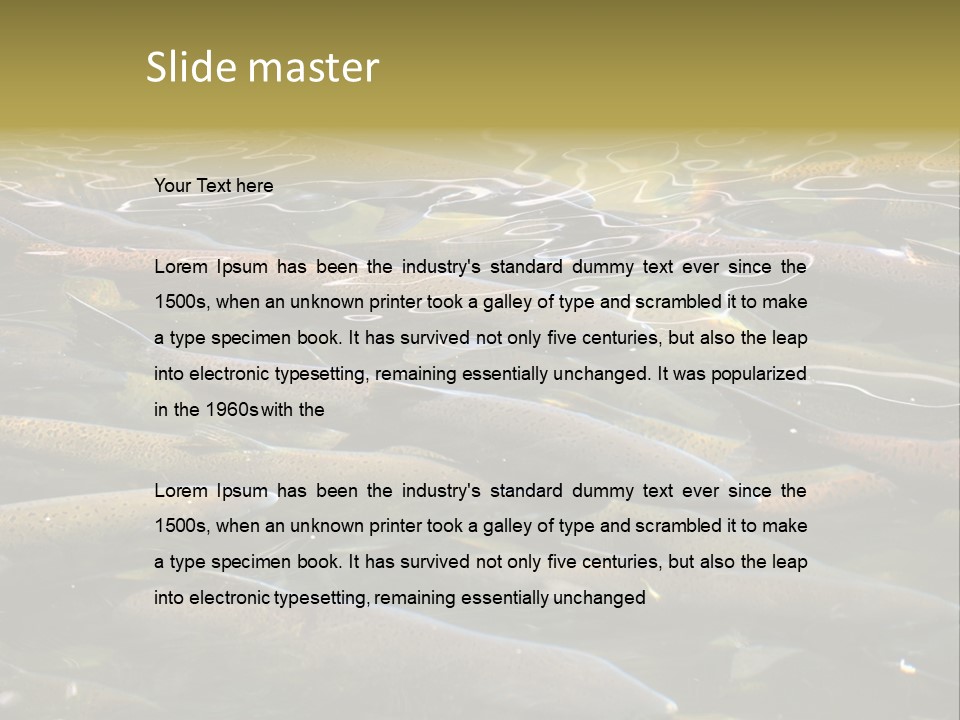 Orange Meal Part PowerPoint Template