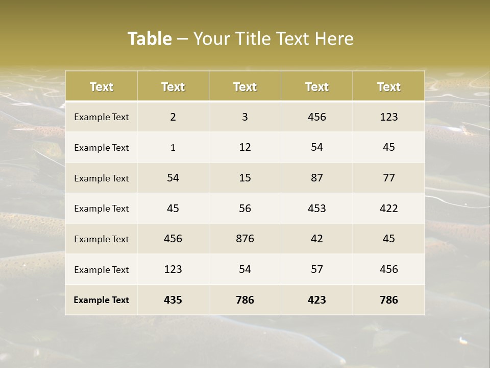 Orange Meal Part PowerPoint Template