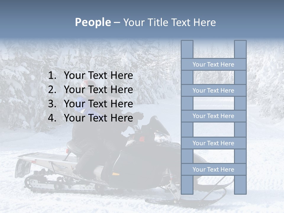 Protein Section Female PowerPoint Template