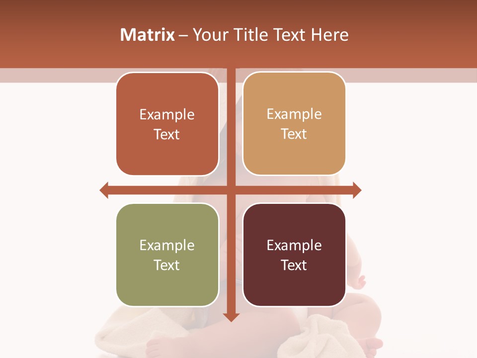 Motherhood Section Woman PowerPoint Template