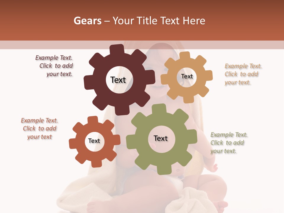 Motherhood Section Woman PowerPoint Template