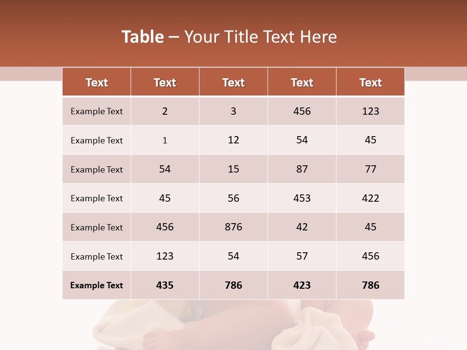 Motherhood Section Woman PowerPoint Template