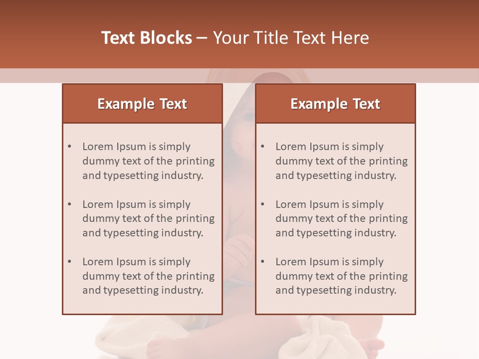 Motherhood Section Woman PowerPoint Template