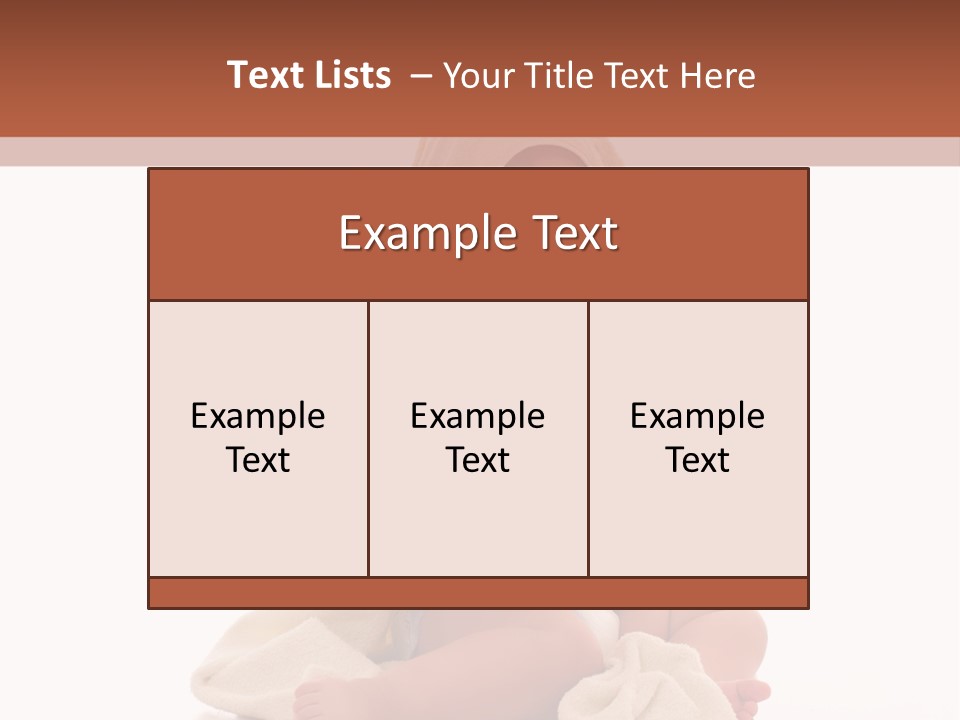 Motherhood Section Woman PowerPoint Template