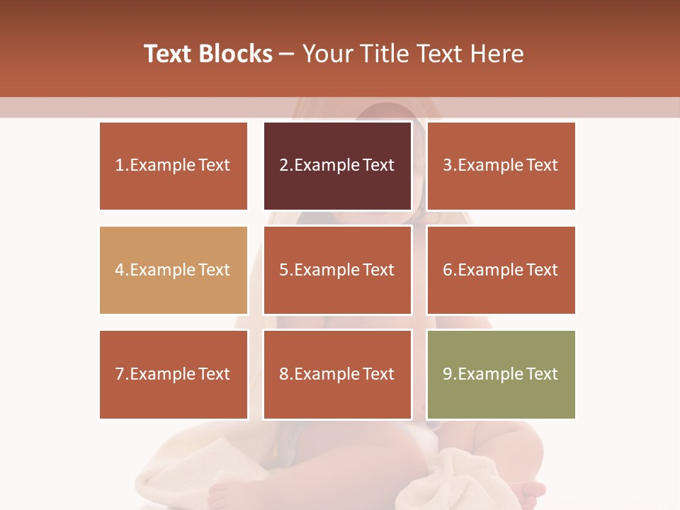 Motherhood Section Woman PowerPoint Template