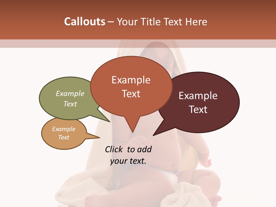 Motherhood Section Woman PowerPoint Template