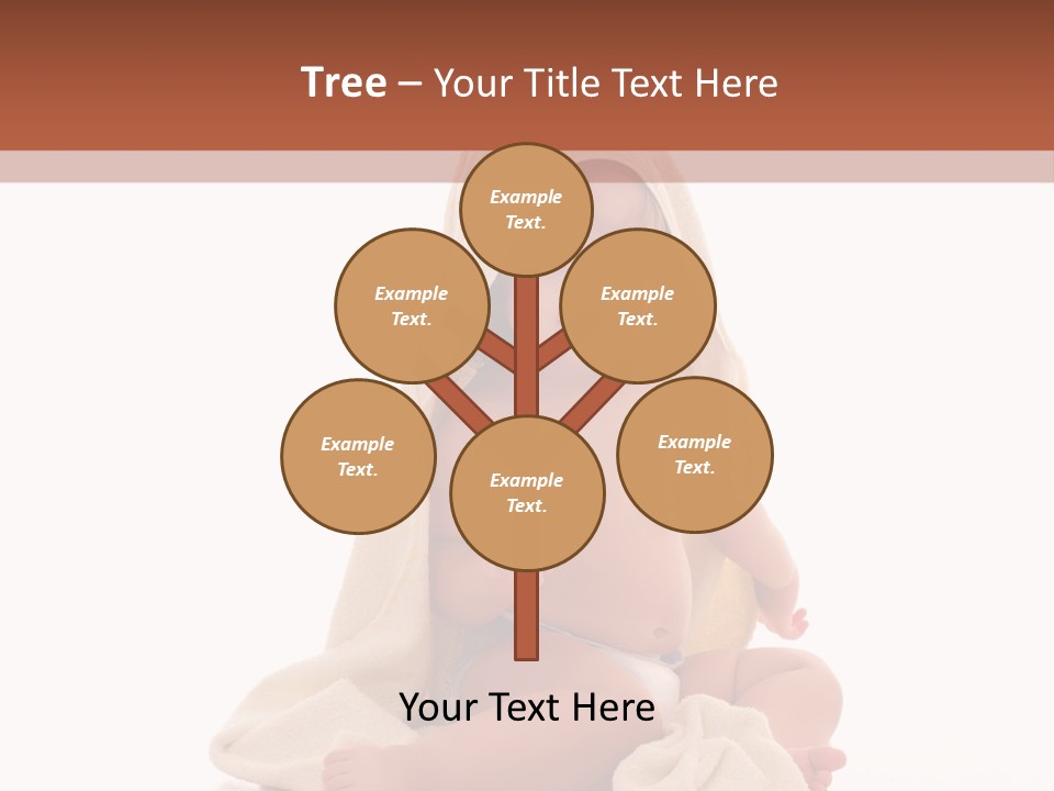 Motherhood Section Woman PowerPoint Template