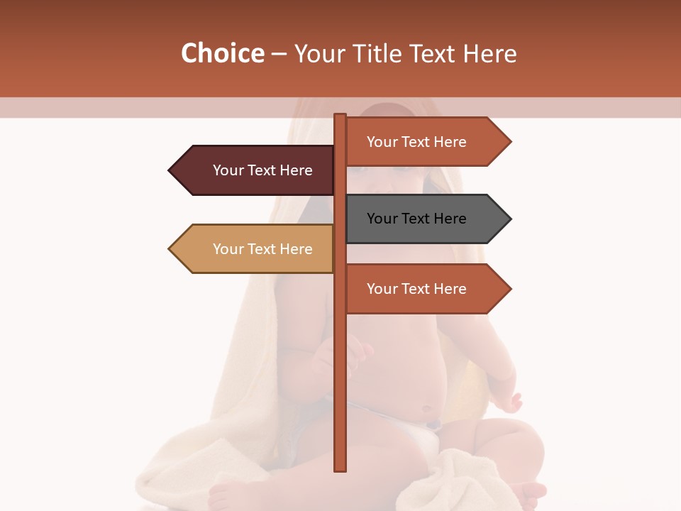 Motherhood Section Woman PowerPoint Template