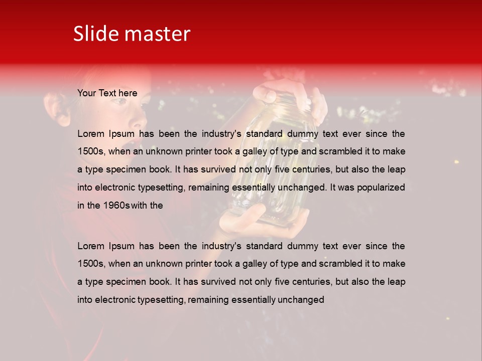 Female Lunch Home PowerPoint Template