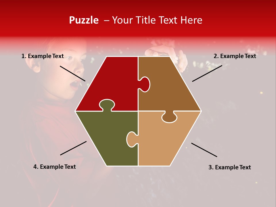 Female Lunch Home PowerPoint Template