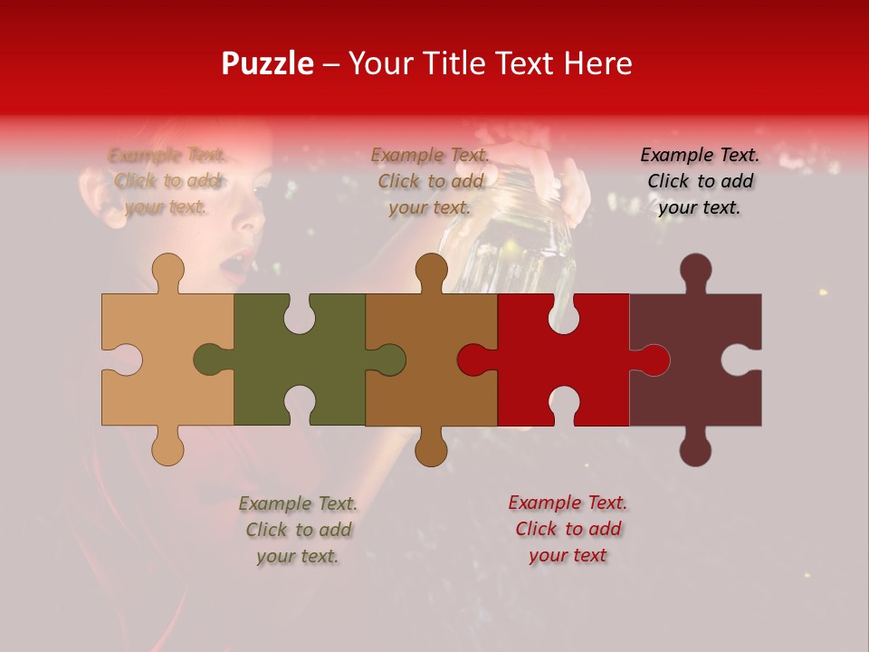 Female Lunch Home PowerPoint Template