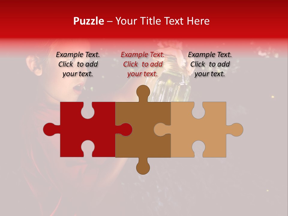 Female Lunch Home PowerPoint Template